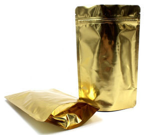 Das goldene wiederversiegelbare Aluminiumverpacken sackt Geruch-Beweis für Hanf-/Gewürz-Weihrauch-Safe ein